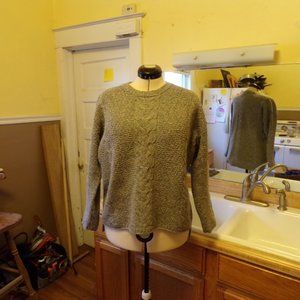 Madewell wool & cashmere cable knit sweater. M